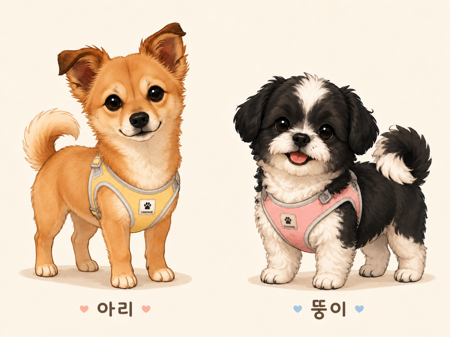 아리 & 뚱이